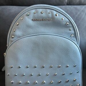 Michael Kors Light Blue Studded Backpack